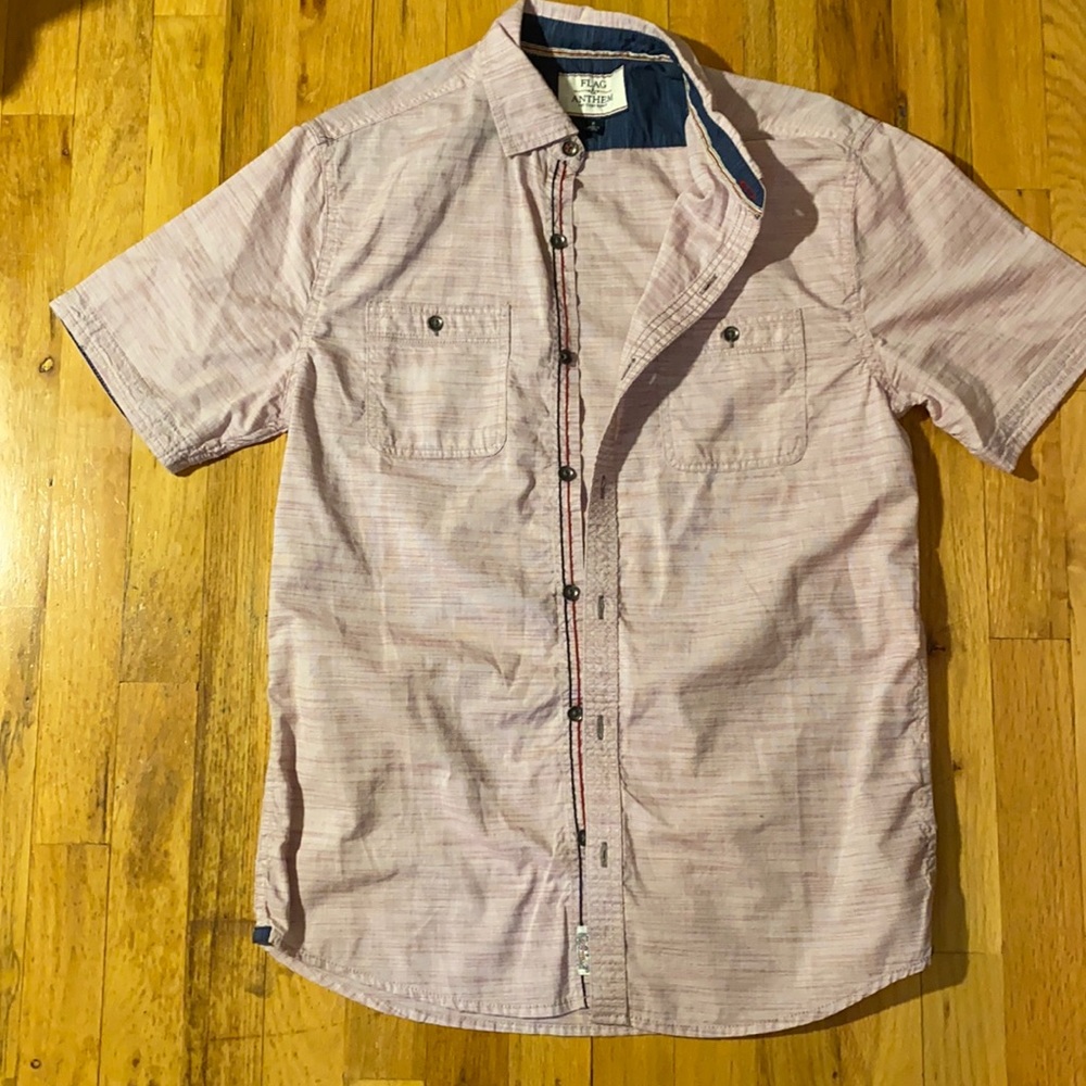 Brand new men’s dress shirt flag and anthem